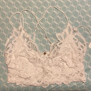 Free People Adella Bralette White Medium